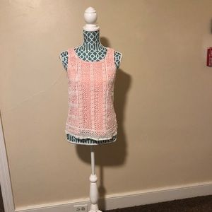 White And Orange AE Tank Size Md